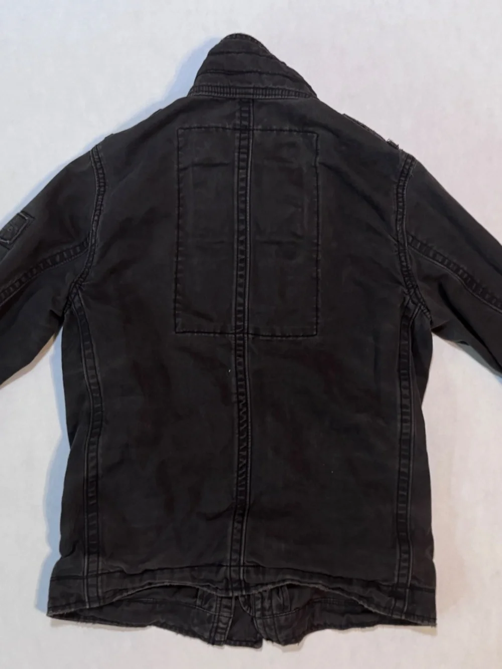 Abercrombie And Fitch Women's Medium Utility Military Jacket Brown Many Pockets - Picture 6 of 11